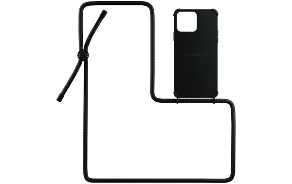 Urbanys Necklace Case iPhone 13 Pro Max All Black Matt