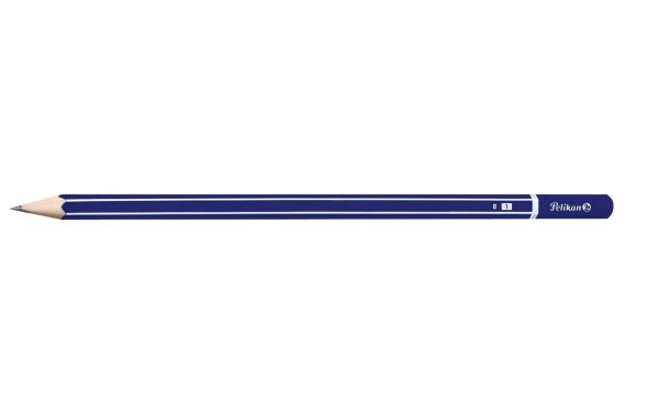 Pelikan Bleistift B, Blau, 12 Stück
