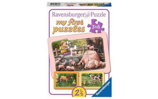 Ravensburger Kleinkinder Puzzle my first puzzles Lotta auf dem Bauernhof