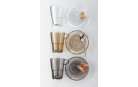 Leonardo Latte Macchiato Tasse Senso 350 ml, 6 Stück, Transparent