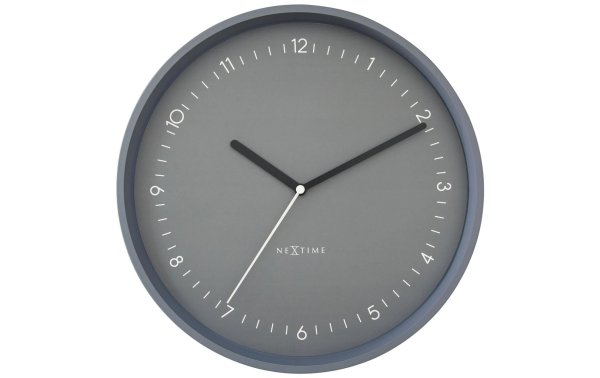 NeXtime Wanduhr Berlin Grau