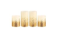 Pauleen LED-Kerzen Set Golden Glitter, Ø 7.6 cm,...