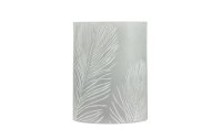 Pauleen LED-Kerzen Set Cosy Feather, Ø 7.6 cm, Grau/Weiss, 2 Stk.