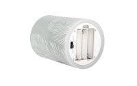 Pauleen LED-Kerzen Set Cosy Feather, Ø 7.6 cm, Grau/Weiss, 2 Stk.