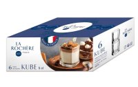 La Rochère Dessert-Schale Kube 50 ml, 6 Stück, Transparent