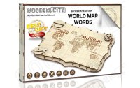 WOODEN.CITY Bausatz World Map Words