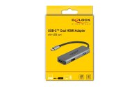 Delock Adapter USB Type-C - HDMI/USB 2.0 4K 60 Hz