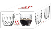 La Rochère Espresso Becher Troquet 100 ml, 4 Stück, Transparent