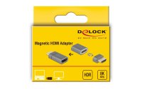 Delock Adapter HDMI - HDMI 8K 60 Hz magnetisch