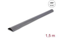 Delock Kabelkanal flexibel, 1.5 m x 50 mm Grau