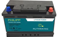 Autarking Batterie Philipp LiFePO4, 12.8 V 100 Ah mit App