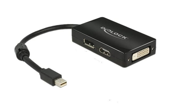 Delock Multiadapterkabel Mini-DisplayPort – HDMI/DVI-D/DP