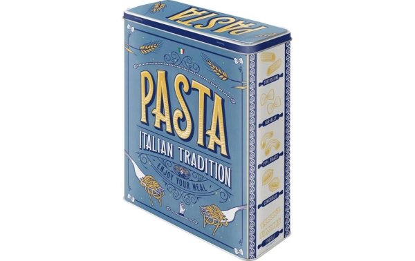 Nostalgic Art Vorratsdose Pasta 4 l, Blau/Gelb/Weiss