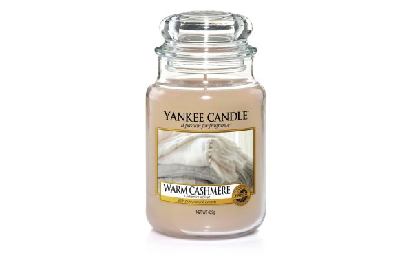 Yankee Candle Duftkerze Warm Cashmere large Jar