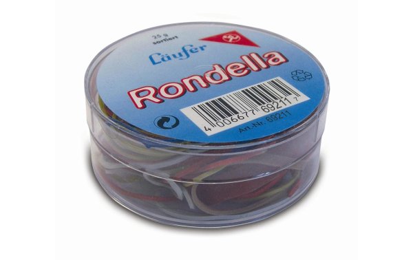 Läufer Gummiband Rondella Bunt, 25 g