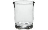 Creativ Company Kerzenhalter Teelichtglas 120 ml 12...