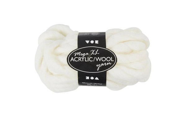 Creativ Company Wolle Acryl XL 15 m Crème