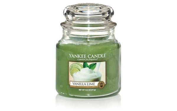 Yankee Candle Duftkerze Vanilla Lime 12 medium Jar