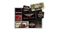 Nostalgic Art Magnet-Set Harley Davidson 9 Stück,...