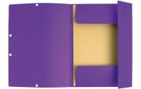 Exacompta Gummibandmappe A4 Violett, 250 Blatt