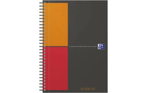 Oxford Notizbuch B5, kariert, Grau