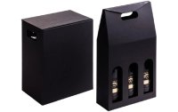 Brieger Flaschentasche  Wein Ligne Noire Schwarz