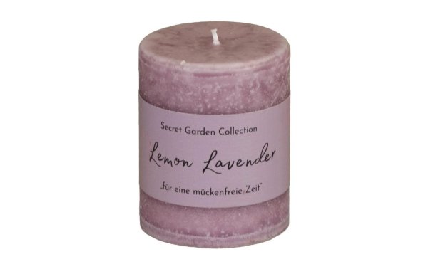 Schulthess Kerzen Zylinderkerze Secret Garden Lemon Lavender 8 cm
