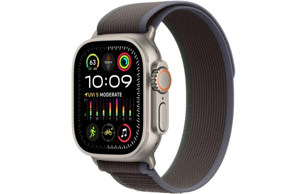 Apple Watch Ultra 2 Trail Loop Blau/Schwarz M/L