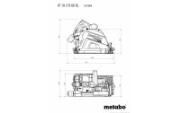 Metabo Akku-Handkreissäge KT 18 LTX 66 BL Solo