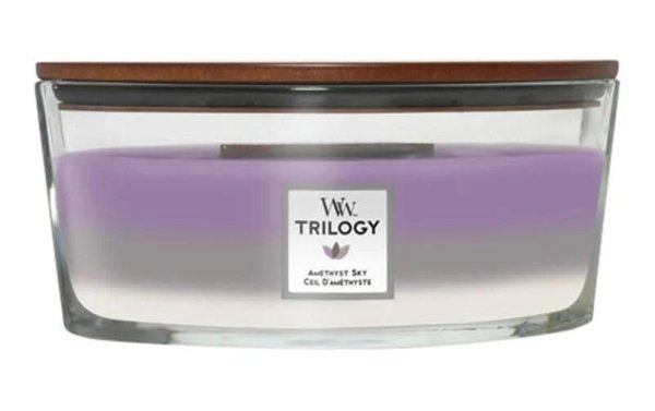 Woodwick Duftkerze Amethyst Sky Trilogy Ellipse