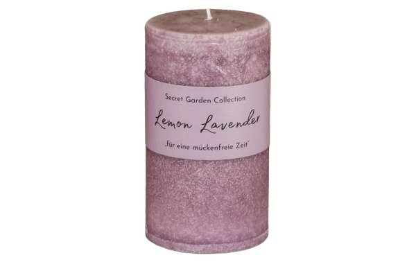 Schulthess Kerzen Zylinderkerze Secret Garden Lemon Lavender 12 cm