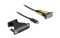 Delock Adapterkabel USB Type-C – RS-232 DB9 ;DB25...