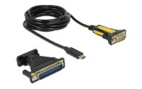 Delock Adapterkabel USB Type-C – RS-232 DB9 ;DB25...