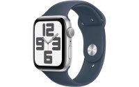 Apple Watch SE 2023 44 mm GPS Alu Sil. Sport Sturmblau M/L
