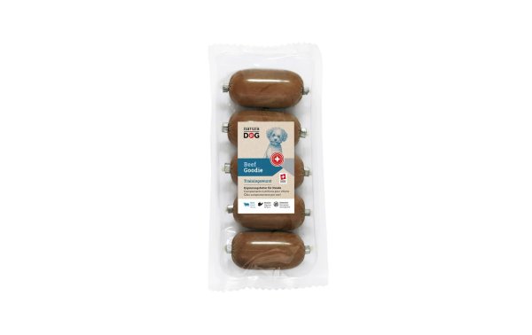 naturaDog Wurst Beef Goodie, Mulitpack 5x 50 g