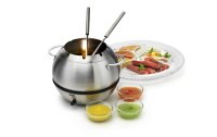 Stöckli Fleischfondue-Set HotBowl 2 Teile, Silber