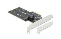 Delock SATA-Controller PCI-Ex4 - 3xSATA3, 2xM.2 Key-B
