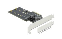 Delock SATA-Controller PCI-Ex4 - 3xSATA3, 2xM.2 Key-B