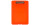 Läufer Dokumentenhalter Slim Mate Safety Orange, 1 Stück