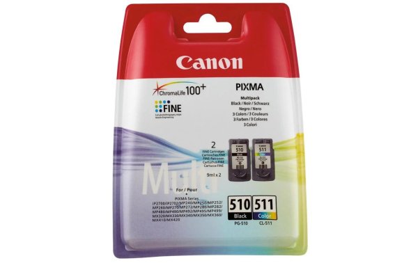 Canon Tinte PG-510 / CL-511 BK, CMY