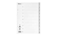 Biella Register A4 1-10  Grau mit Indexblatt