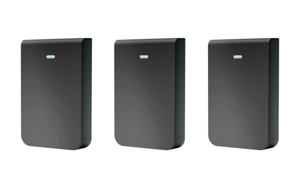 Ubiquiti Abdeckung IW-HD-BK-3 3er Set Schwarz für In-Wall HD