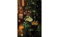 Sirius Weihnachtskugel Dina, 5 LEDs, 10 cm, Amber