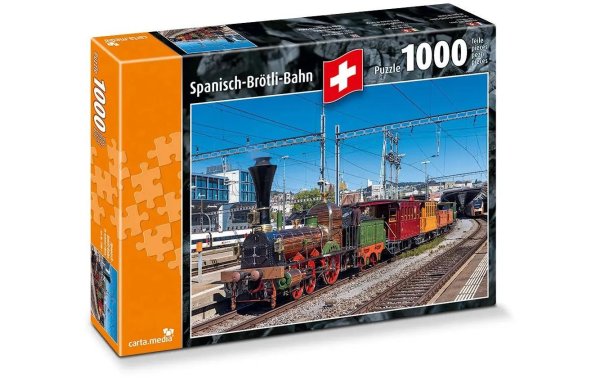 Carta.Media Puzzle Eisenbahn: «Spanisch-Brötli-Bahn»