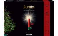 Lumix LED Baumkerze SuperLight Mini, Rot, 6er-Set