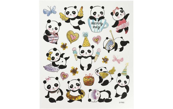 Creativ Company Motivsticker 1 Blatt Panda