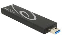 Delock Externes Gehäuse USB3.1 Gen2-A - SATA-M.2 SSD
