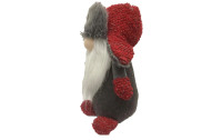 Dameco Weihnachtsfigur Wichtel Santa 44 cm, Grau/Rot