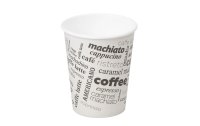 tabletop Einweg-Kaffeebecher Bistro Coffe to go 300 ml 50 Stück