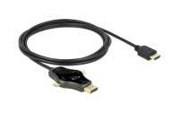Delock Kabel DisplayPort/Mini-DisplayPort/USB Type-C - HDMI, 1.75 m